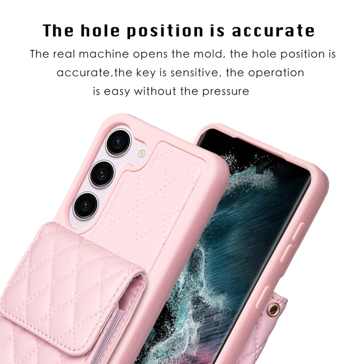 Vertical Wallet Rhombic Leather Phone Case, For Samsung Galaxy S23 5G, For Samsung Galaxy S22+ 5G, For Samsung Galaxy S21 5G, For Samsung Galaxy S21+ 5G, For Samsung Galaxy S21 Ultra 5G, For Samsung Galaxy A14 4G / 5G