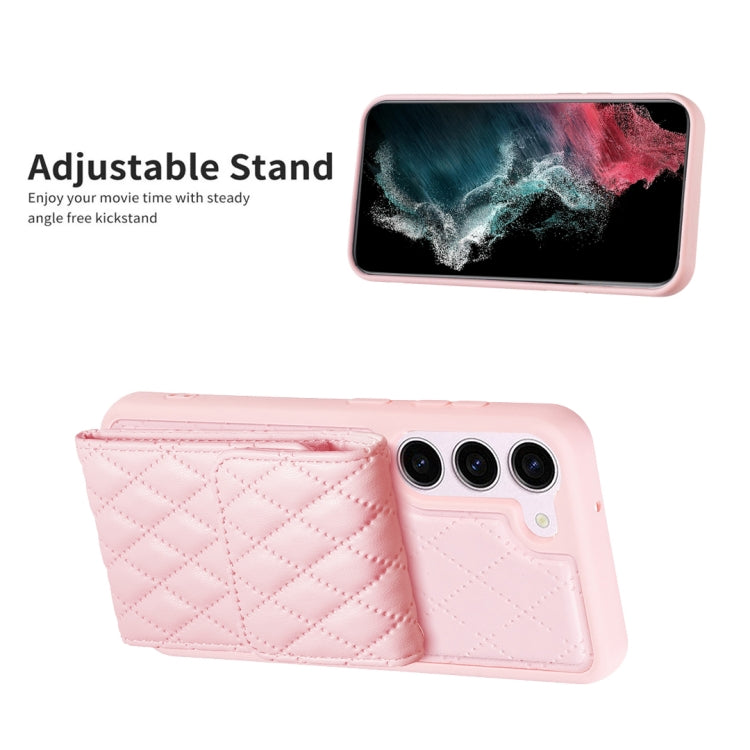 Vertical Wallet Rhombic Leather Phone Case, For Samsung Galaxy S23 5G, For Samsung Galaxy S22+ 5G, For Samsung Galaxy S21 5G, For Samsung Galaxy S21+ 5G, For Samsung Galaxy S21 Ultra 5G, For Samsung Galaxy A14 4G / 5G