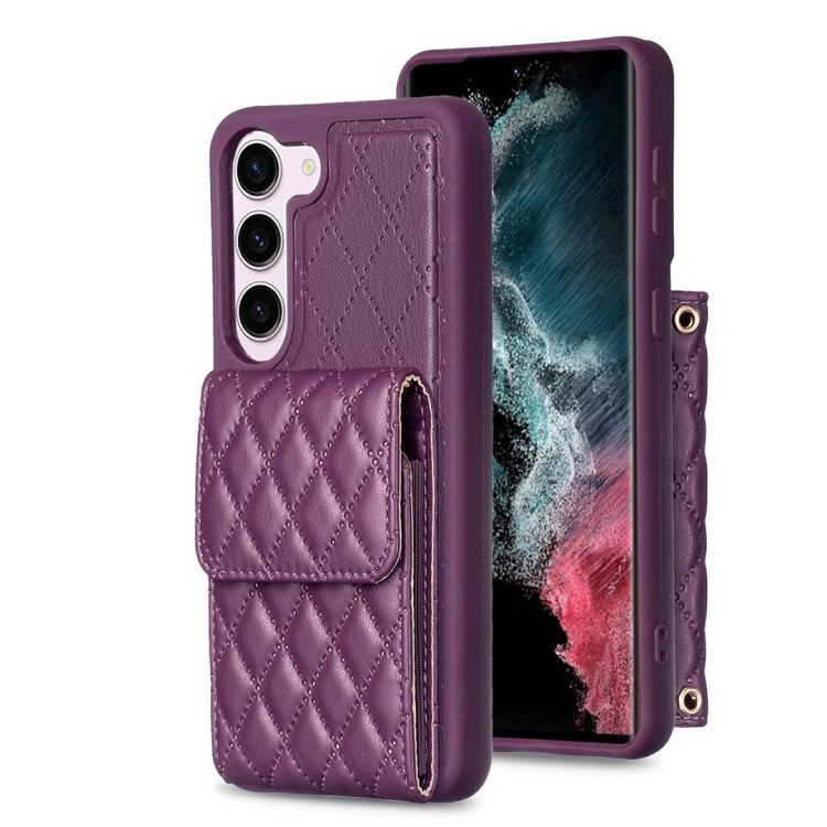 Vertical Wallet Rhombic Leather Phone Case, For Samsung Galaxy S23 5G, For Samsung Galaxy S22+ 5G, For Samsung Galaxy S21 5G, For Samsung Galaxy S21+ 5G, For Samsung Galaxy S21 Ultra 5G, For Samsung Galaxy A14 4G / 5G