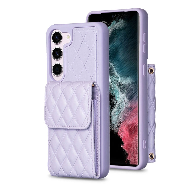 Vertical Wallet Rhombic Leather Phone Case, For Samsung Galaxy S23 5G, For Samsung Galaxy S22+ 5G, For Samsung Galaxy S21 5G, For Samsung Galaxy S21+ 5G, For Samsung Galaxy S21 Ultra 5G, For Samsung Galaxy A14 4G / 5G