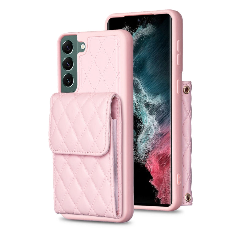 Vertical Wallet Rhombic Leather Phone Case, For Samsung Galaxy S23 5G, For Samsung Galaxy S22+ 5G, For Samsung Galaxy S21 5G, For Samsung Galaxy S21+ 5G, For Samsung Galaxy S21 Ultra 5G, For Samsung Galaxy A14 4G / 5G