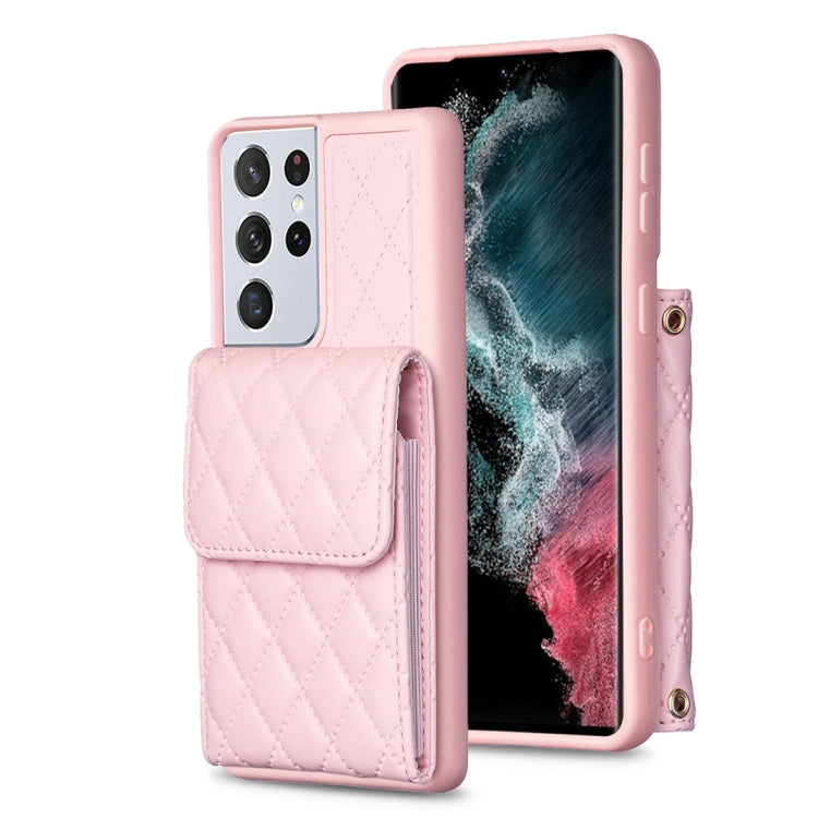 Vertical Wallet Rhombic Leather Phone Case, For Samsung Galaxy S23 5G, For Samsung Galaxy S22+ 5G, For Samsung Galaxy S21 5G, For Samsung Galaxy S21+ 5G, For Samsung Galaxy S21 Ultra 5G, For Samsung Galaxy A14 4G / 5G