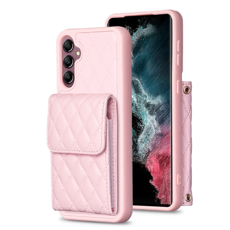 Vertical Wallet Rhombic Leather Phone Case, For Samsung Galaxy S23 5G, For Samsung Galaxy S22+ 5G, For Samsung Galaxy S21 5G, For Samsung Galaxy S21+ 5G, For Samsung Galaxy S21 Ultra 5G, For Samsung Galaxy A14 4G / 5G