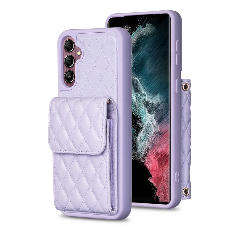 Vertical Wallet Rhombic Leather Phone Case, For Samsung Galaxy S23 5G, For Samsung Galaxy S22+ 5G, For Samsung Galaxy S21 5G, For Samsung Galaxy S21+ 5G, For Samsung Galaxy S21 Ultra 5G, For Samsung Galaxy A14 4G / 5G