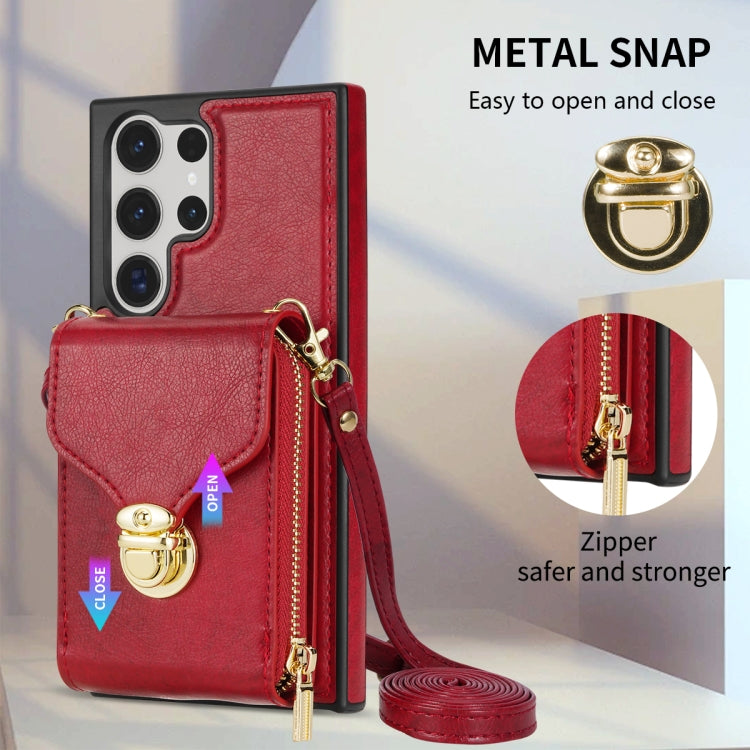 Zipper Hardware Card Wallet Phone Case, For Samsung Galaxy S23 Ultra 5G, For Samsung Galaxy S23+ 5G, For Samsung Galaxy S23 5G, For Samsung Galaxy S22 Ultra 5G, For Samsung Galaxy S22+ 5G, For Samsung Galaxy S22 5G, For Samsung Galaxy S21 FE 5G        ...