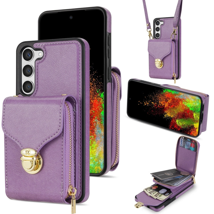 Zipper Hardware Card Wallet Phone Case, For Samsung Galaxy S23 Ultra 5G, For Samsung Galaxy S23+ 5G, For Samsung Galaxy S23 5G, For Samsung Galaxy S22 Ultra 5G, For Samsung Galaxy S22+ 5G, For Samsung Galaxy S22 5G, For Samsung Galaxy S21 FE 5G        ...