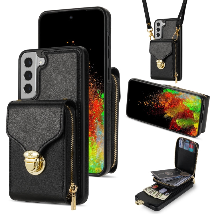 Zipper Hardware Card Wallet Phone Case, For Samsung Galaxy S23 Ultra 5G, For Samsung Galaxy S23+ 5G, For Samsung Galaxy S23 5G, For Samsung Galaxy S22 Ultra 5G, For Samsung Galaxy S22+ 5G, For Samsung Galaxy S22 5G, For Samsung Galaxy S21 FE 5G        ...