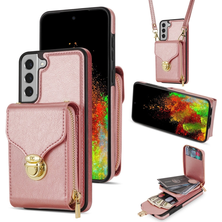 Zipper Hardware Card Wallet Phone Case, For Samsung Galaxy S23 Ultra 5G, For Samsung Galaxy S23+ 5G, For Samsung Galaxy S23 5G, For Samsung Galaxy S22 Ultra 5G, For Samsung Galaxy S22+ 5G, For Samsung Galaxy S22 5G, For Samsung Galaxy S21 FE 5G        ...