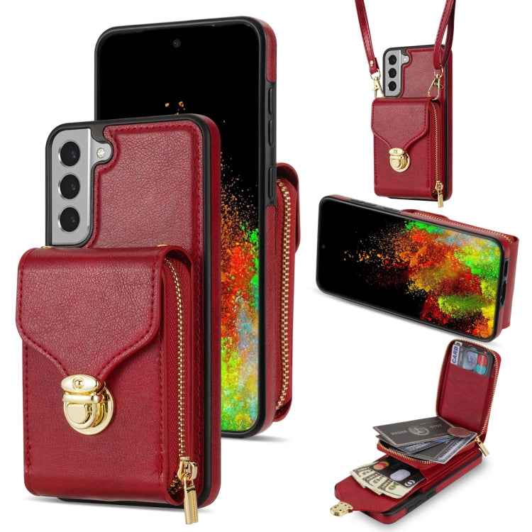Zipper Hardware Card Wallet Phone Case, For Samsung Galaxy S23 Ultra 5G, For Samsung Galaxy S23+ 5G, For Samsung Galaxy S23 5G, For Samsung Galaxy S22 Ultra 5G, For Samsung Galaxy S22+ 5G, For Samsung Galaxy S22 5G, For Samsung Galaxy S21 FE 5G        ...