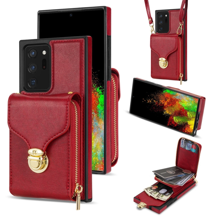 Zipper Hardware Card Wallet Phone Case, For Samsung Galaxy S21 Ultra 5G, For Samsung Galaxy S20, For Samsung Galaxy S20+, For Samsung Galaxy S20 FE, For Samsung Galaxy A51, For Samsung Galaxy Note20 Ultra, For Samsung Galaxy A54 5G                     ...