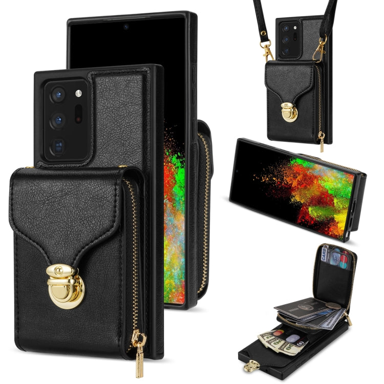 Zipper Hardware Card Wallet Phone Case, For Samsung Galaxy S21 Ultra 5G, For Samsung Galaxy S20, For Samsung Galaxy S20+, For Samsung Galaxy S20 FE, For Samsung Galaxy A51, For Samsung Galaxy Note20 Ultra, For Samsung Galaxy A54 5G                     ...