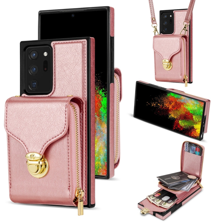 Zipper Hardware Card Wallet Phone Case, For Samsung Galaxy S21 Ultra 5G, For Samsung Galaxy S20, For Samsung Galaxy S20+, For Samsung Galaxy S20 FE, For Samsung Galaxy A51, For Samsung Galaxy Note20 Ultra, For Samsung Galaxy A54 5G                     ...
