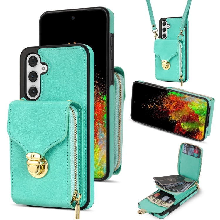 Zipper Hardware Card Wallet Phone Case, For Samsung Galaxy S21 Ultra 5G, For Samsung Galaxy S20, For Samsung Galaxy S20+, For Samsung Galaxy S20 FE, For Samsung Galaxy A51, For Samsung Galaxy Note20 Ultra, For Samsung Galaxy A54 5G                     ...