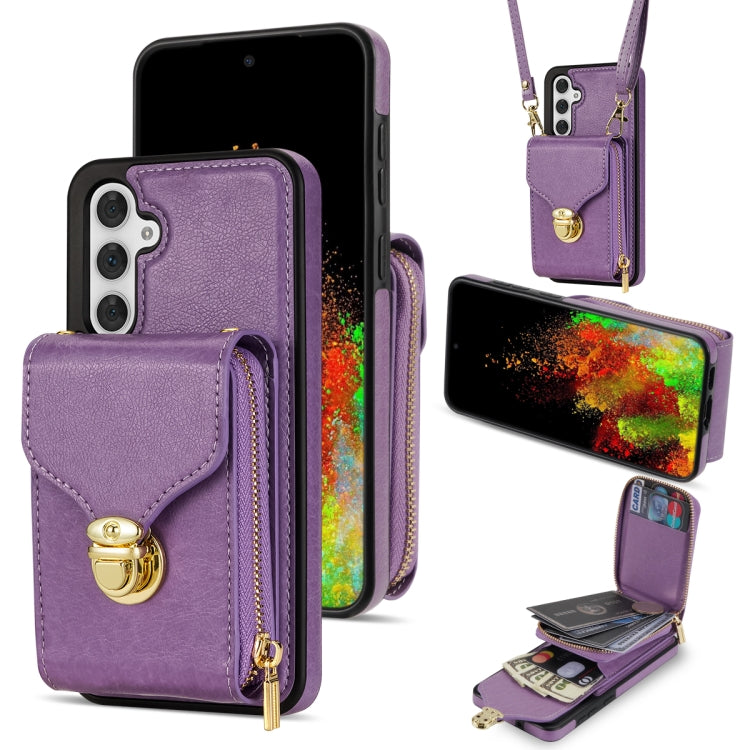 Zipper Hardware Card Wallet Phone Case, For Samsung Galaxy S21 Ultra 5G, For Samsung Galaxy S20, For Samsung Galaxy S20+, For Samsung Galaxy S20 FE, For Samsung Galaxy A51, For Samsung Galaxy Note20 Ultra, For Samsung Galaxy A54 5G                     ...