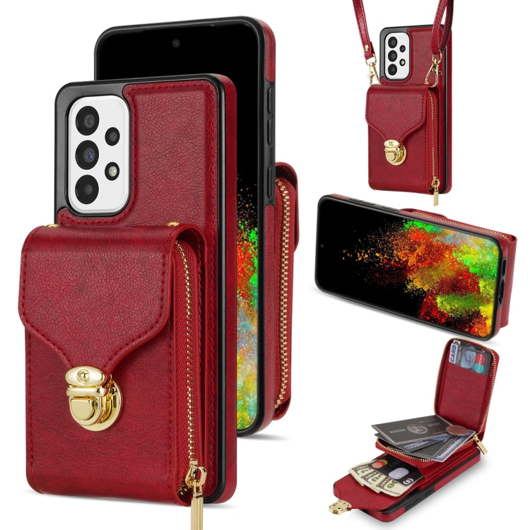 Zipper Hardware Card Wallet Phone Case, For Samsung Galaxy S21 Ultra 5G, For Samsung Galaxy S20, For Samsung Galaxy S20+, For Samsung Galaxy S20 FE, For Samsung Galaxy A51, For Samsung Galaxy Note20 Ultra, For Samsung Galaxy A54 5G                     ...