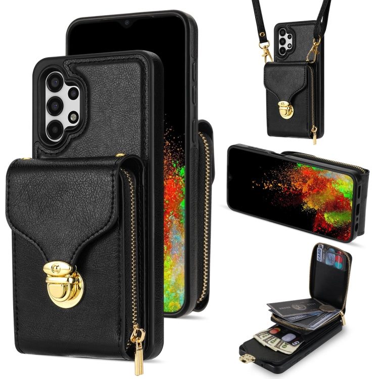 Zipper Hardware Card Wallet Phone Case, For Samsung Galaxy A52 5G / 4G, For Samsung Galaxy A13 5G / 4G, For Samsung Galaxy A12 5G