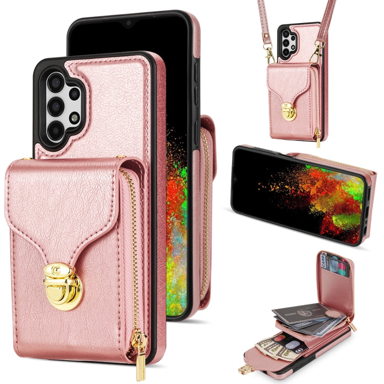 Zipper Hardware Card Wallet Phone Case, For Samsung Galaxy A52 5G / 4G, For Samsung Galaxy A13 5G / 4G, For Samsung Galaxy A12 5G