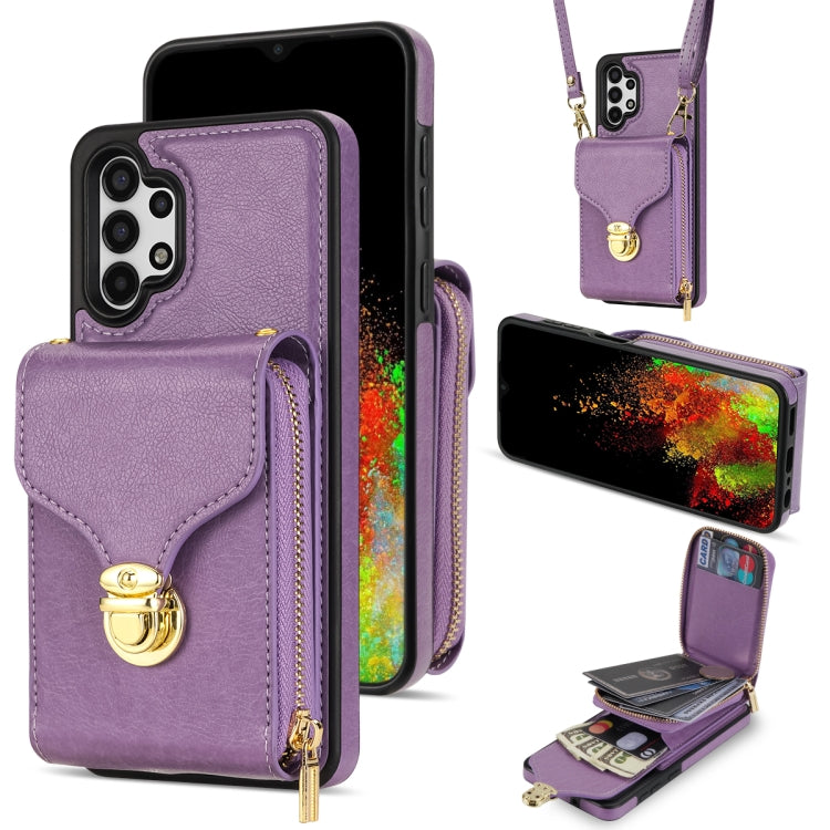 Zipper Hardware Card Wallet Phone Case, For Samsung Galaxy A52 5G / 4G, For Samsung Galaxy A13 5G / 4G, For Samsung Galaxy A12 5G