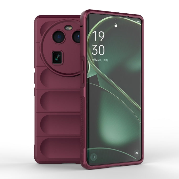 Magic Shield TPU + Flannel Phone Case, For OPPO Find X6 5G, For OPPO Find X6 Pro 5G