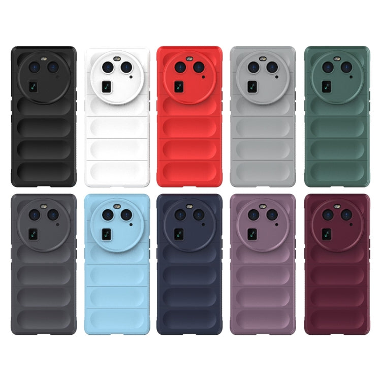 Magic Shield TPU + Flannel Phone Case, For OPPO Find X6 5G, For OPPO Find X6 Pro 5G