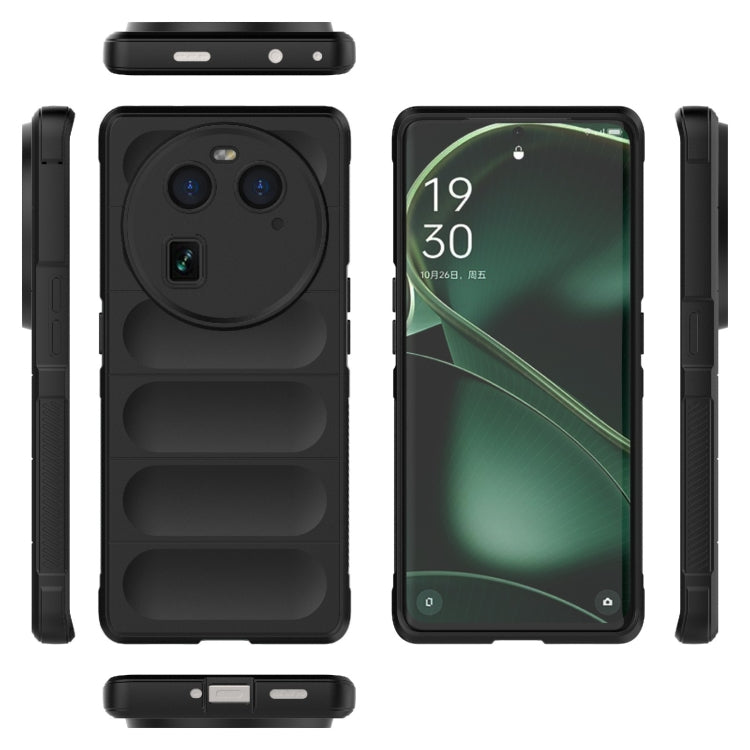Magic Shield TPU + Flannel Phone Case, For OPPO Find X6 5G, For OPPO Find X6 Pro 5G