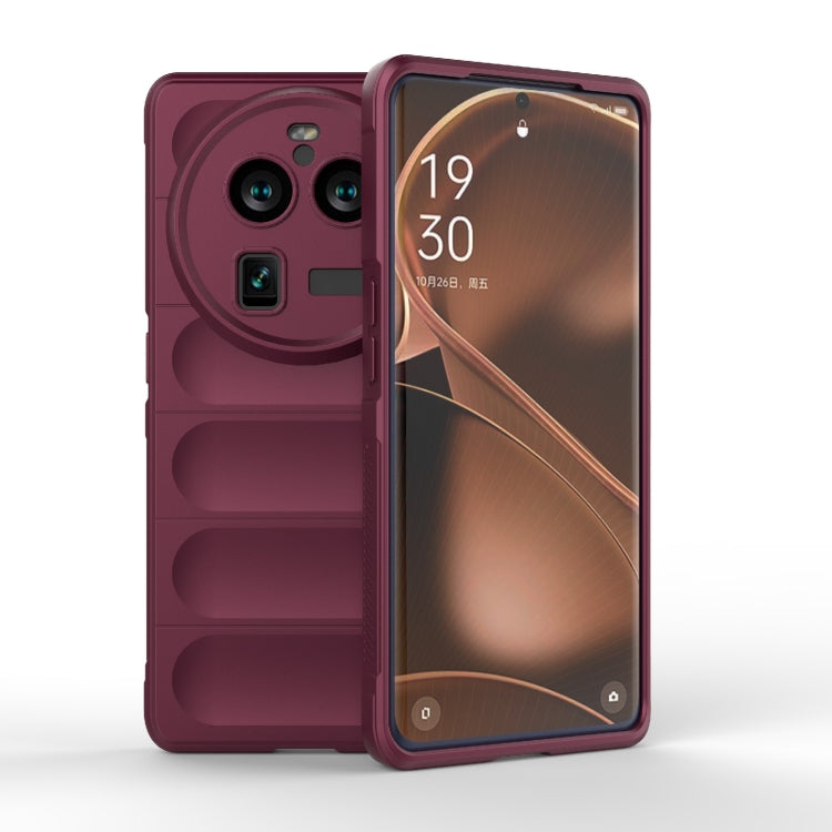 Magic Shield TPU + Flannel Phone Case, For OPPO Find X6 5G, For OPPO Find X6 Pro 5G