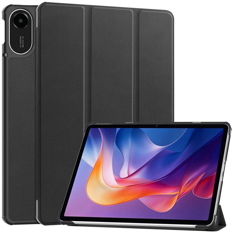 Custer Texture 3-Fold Holder Leather Smart Tablet Case, For Xiaomi Redmi Pad 2 SE 9.7 2026, For Xiaomi Redmi Pad 2, For Xiaomi Pad 7 / 7 Pro, For Xiaomi Redmi Pad SE 8.7, For Xiaomi Pad 6 / 6 Pro