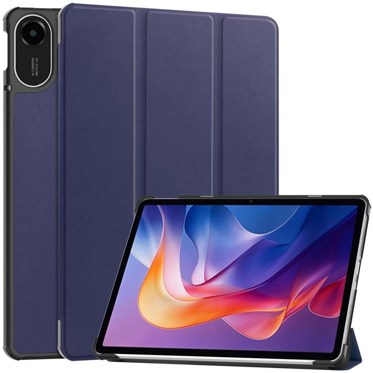Custer Texture 3-Fold Holder Leather Smart Tablet Case, For Xiaomi Redmi Pad 2 SE 9.7 2026, For Xiaomi Redmi Pad 2, For Xiaomi Pad 7 / 7 Pro, For Xiaomi Redmi Pad SE 8.7, For Xiaomi Pad 6 / 6 Pro