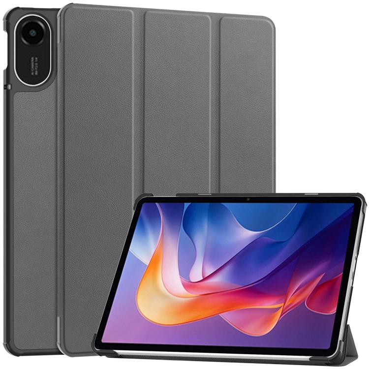 Custer Texture 3-Fold Holder Leather Smart Tablet Case, For Xiaomi Redmi Pad 2 SE 9.7 2026, For Xiaomi Redmi Pad 2, For Xiaomi Pad 7 / 7 Pro, For Xiaomi Redmi Pad SE 8.7, For Xiaomi Pad 6 / 6 Pro