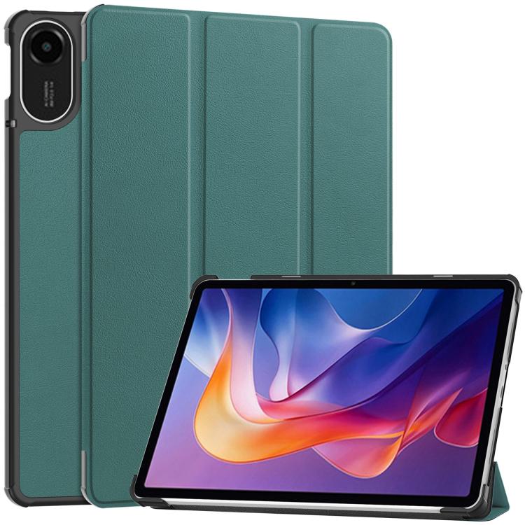 Custer Texture 3-Fold Holder Leather Smart Tablet Case, For Xiaomi Redmi Pad 2 SE 9.7 2026, For Xiaomi Redmi Pad 2, For Xiaomi Pad 7 / 7 Pro, For Xiaomi Redmi Pad SE 8.7, For Xiaomi Pad 6 / 6 Pro