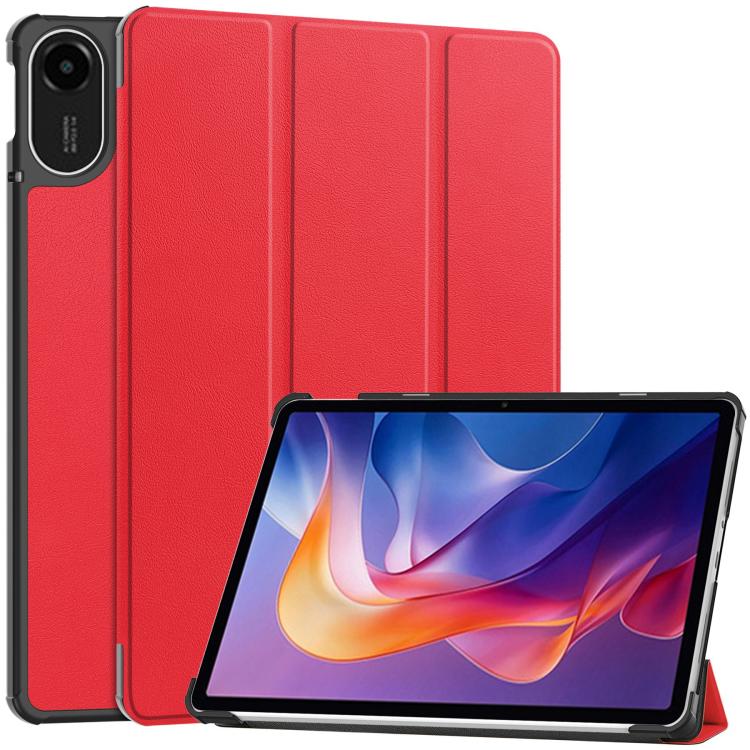 Custer Texture 3-Fold Holder Leather Smart Tablet Case, For Xiaomi Redmi Pad 2 SE 9.7 2026, For Xiaomi Redmi Pad 2, For Xiaomi Pad 7 / 7 Pro, For Xiaomi Redmi Pad SE 8.7, For Xiaomi Pad 6 / 6 Pro