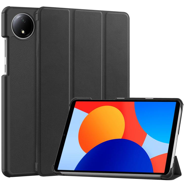 Custer Texture 3-Fold Holder Leather Smart Tablet Case, For Xiaomi Redmi Pad 2 SE 9.7 2026, For Xiaomi Redmi Pad 2, For Xiaomi Pad 7 / 7 Pro, For Xiaomi Redmi Pad SE 8.7, For Xiaomi Pad 6 / 6 Pro