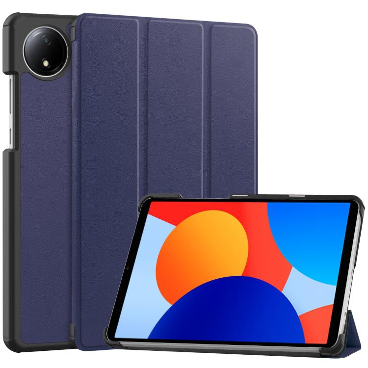 Custer Texture 3-Fold Holder Leather Smart Tablet Case, For Xiaomi Redmi Pad 2 SE 9.7 2026, For Xiaomi Redmi Pad 2, For Xiaomi Pad 7 / 7 Pro, For Xiaomi Redmi Pad SE 8.7, For Xiaomi Pad 6 / 6 Pro