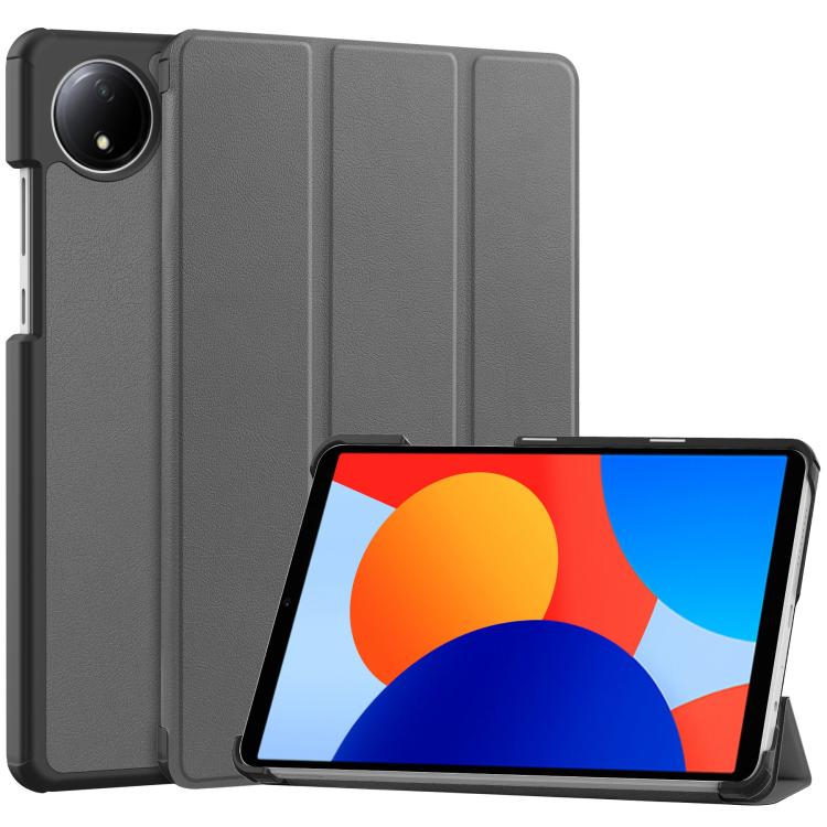 Custer Texture 3-Fold Holder Leather Smart Tablet Case, For Xiaomi Redmi Pad 2 SE 9.7 2026, For Xiaomi Redmi Pad 2, For Xiaomi Pad 7 / 7 Pro, For Xiaomi Redmi Pad SE 8.7, For Xiaomi Pad 6 / 6 Pro