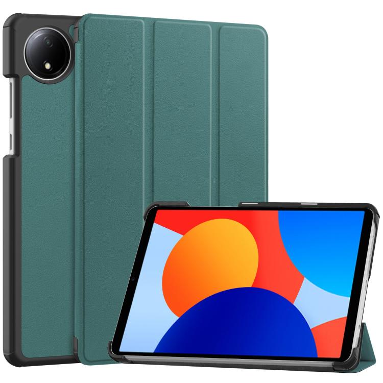 Custer Texture 3-Fold Holder Leather Smart Tablet Case, For Xiaomi Redmi Pad 2 SE 9.7 2026, For Xiaomi Redmi Pad 2, For Xiaomi Pad 7 / 7 Pro, For Xiaomi Redmi Pad SE 8.7, For Xiaomi Pad 6 / 6 Pro