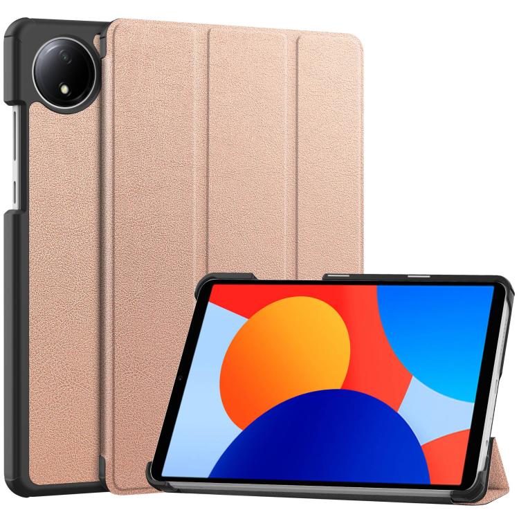 Custer Texture 3-Fold Holder Leather Smart Tablet Case, For Xiaomi Redmi Pad 2 SE 9.7 2026, For Xiaomi Redmi Pad 2, For Xiaomi Pad 7 / 7 Pro, For Xiaomi Redmi Pad SE 8.7, For Xiaomi Pad 6 / 6 Pro
