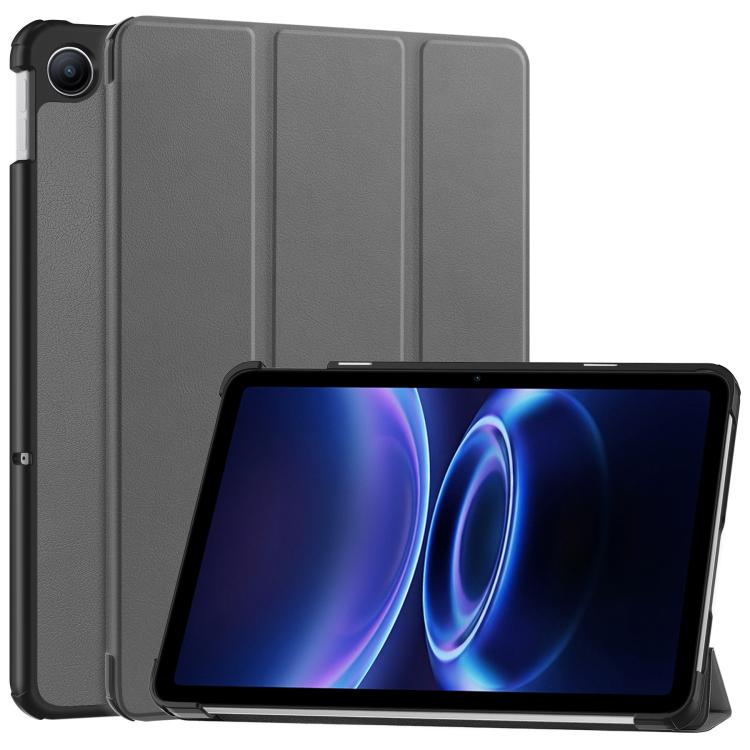 Custer Texture 3-Fold Holder Leather Smart Tablet Case, For Xiaomi Redmi Pad 2 SE 9.7 2026, For Xiaomi Redmi Pad 2, For Xiaomi Pad 7 / 7 Pro, For Xiaomi Redmi Pad SE 8.7, For Xiaomi Pad 6 / 6 Pro