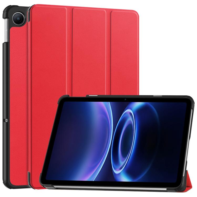 Custer Texture 3-Fold Holder Leather Smart Tablet Case, For Xiaomi Redmi Pad 2 SE 9.7 2026, For Xiaomi Redmi Pad 2, For Xiaomi Pad 7 / 7 Pro, For Xiaomi Redmi Pad SE 8.7, For Xiaomi Pad 6 / 6 Pro