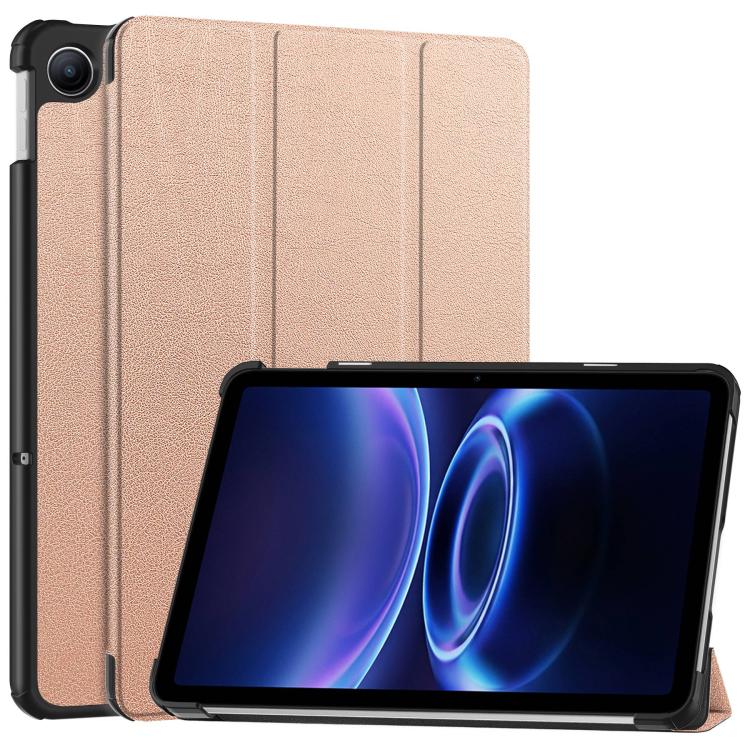 Custer Texture 3-Fold Holder Leather Smart Tablet Case, For Xiaomi Redmi Pad 2 SE 9.7 2026, For Xiaomi Redmi Pad 2, For Xiaomi Pad 7 / 7 Pro, For Xiaomi Redmi Pad SE 8.7, For Xiaomi Pad 6 / 6 Pro