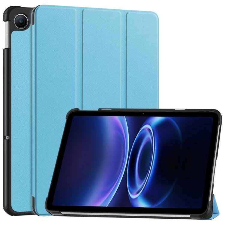 Custer Texture 3-Fold Holder Leather Smart Tablet Case, For Xiaomi Redmi Pad 2 SE 9.7 2026, For Xiaomi Redmi Pad 2, For Xiaomi Pad 7 / 7 Pro, For Xiaomi Redmi Pad SE 8.7, For Xiaomi Pad 6 / 6 Pro