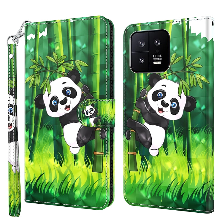 3D Painting Pattern Flip Leather Phone Case, For Xiaomi 13, For Xiaomi 13 Pro, For Xiaomi Redmi Note 12 4G Global, For Xiaomi Redmi Note 12 5G Global / Poco X5 5G