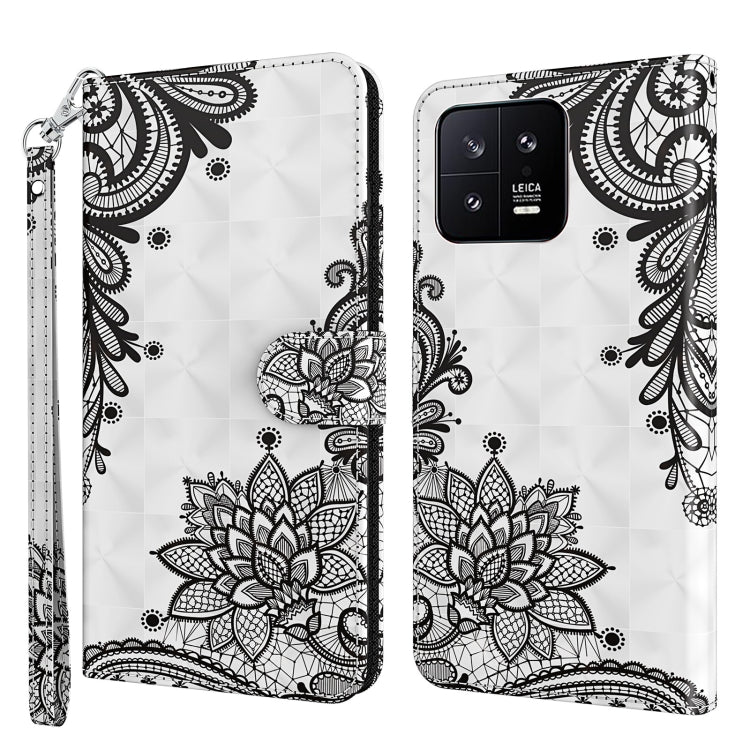 3D Painting Pattern Flip Leather Phone Case, For Xiaomi 13, For Xiaomi 13 Pro, For Xiaomi Redmi Note 12 4G Global, For Xiaomi Redmi Note 12 5G Global / Poco X5 5G