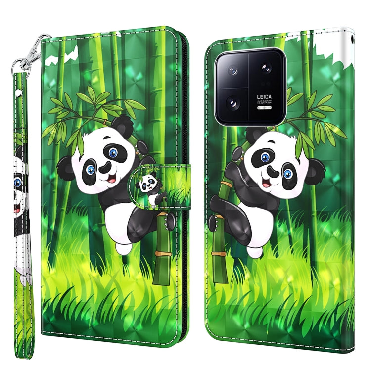 3D Painting Pattern Flip Leather Phone Case, For Xiaomi 13, For Xiaomi 13 Pro, For Xiaomi Redmi Note 12 4G Global, For Xiaomi Redmi Note 12 5G Global / Poco X5 5G