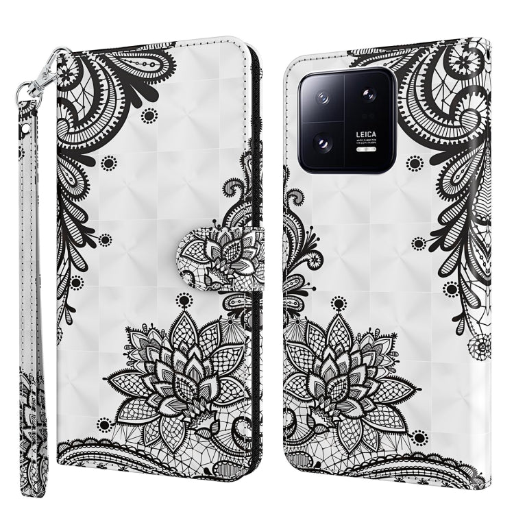 3D Painting Pattern Flip Leather Phone Case, For Xiaomi 13, For Xiaomi 13 Pro, For Xiaomi Redmi Note 12 4G Global, For Xiaomi Redmi Note 12 5G Global / Poco X5 5G