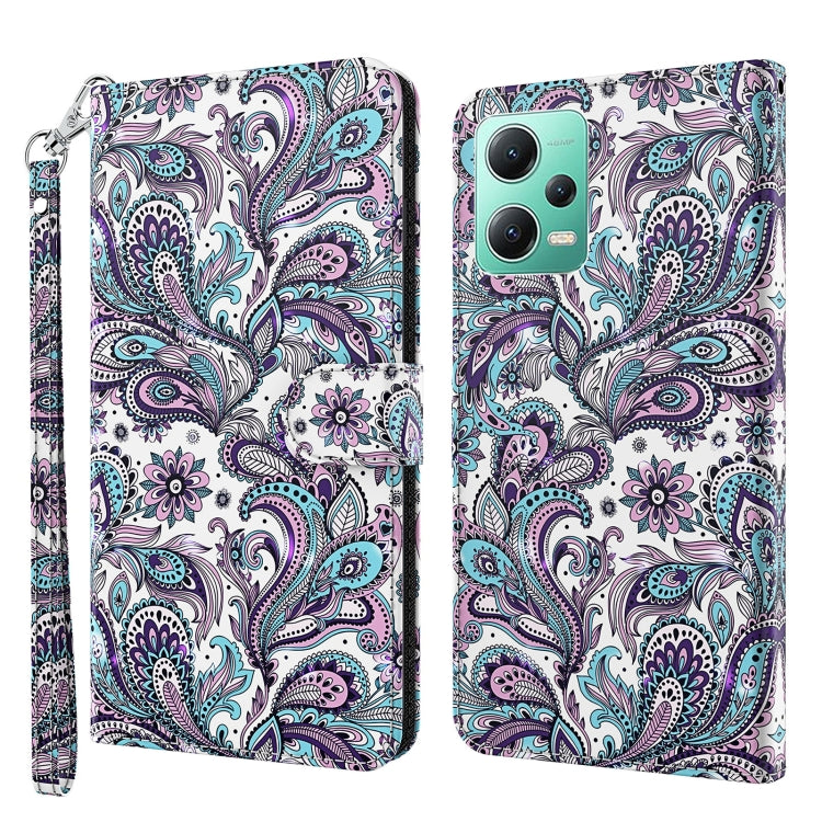 3D Painting Pattern Flip Leather Phone Case, For Xiaomi 13, For Xiaomi 13 Pro, For Xiaomi Redmi Note 12 4G Global, For Xiaomi Redmi Note 12 5G Global / Poco X5 5G