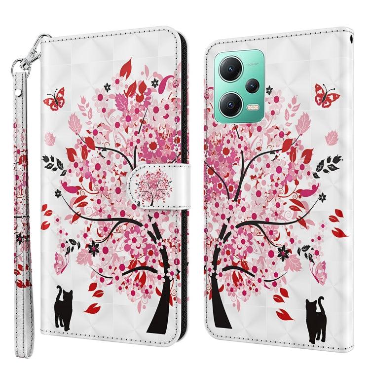 3D Painting Pattern Flip Leather Phone Case, For Xiaomi 13, For Xiaomi 13 Pro, For Xiaomi Redmi Note 12 4G Global, For Xiaomi Redmi Note 12 5G Global / Poco X5 5G