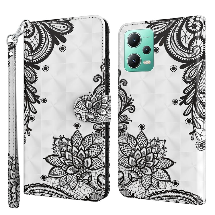 3D Painting Pattern Flip Leather Phone Case, For Xiaomi 13, For Xiaomi 13 Pro, For Xiaomi Redmi Note 12 4G Global, For Xiaomi Redmi Note 12 5G Global / Poco X5 5G