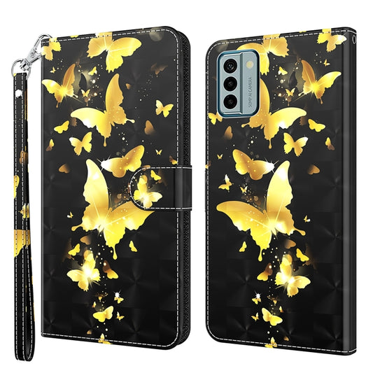 3D Painting Pattern Flip Leather Phone Case, For Nokia G22