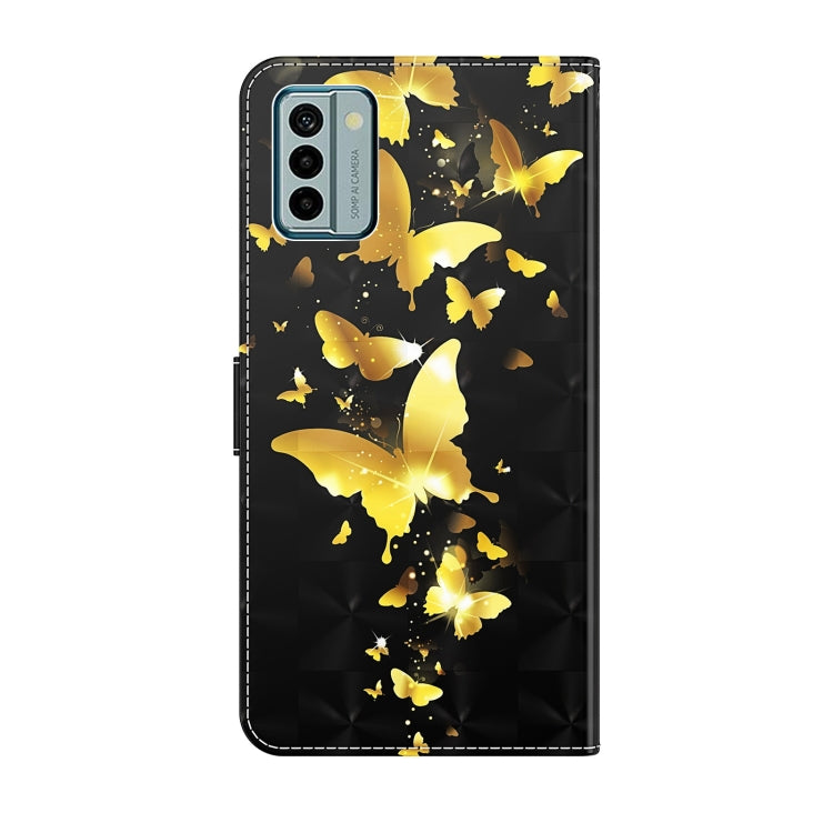 3D Painting Pattern Flip Leather Phone Case, For Nokia G22