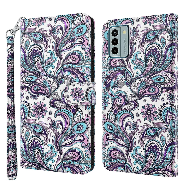 3D Painting Pattern Flip Leather Phone Case, For Nokia G22